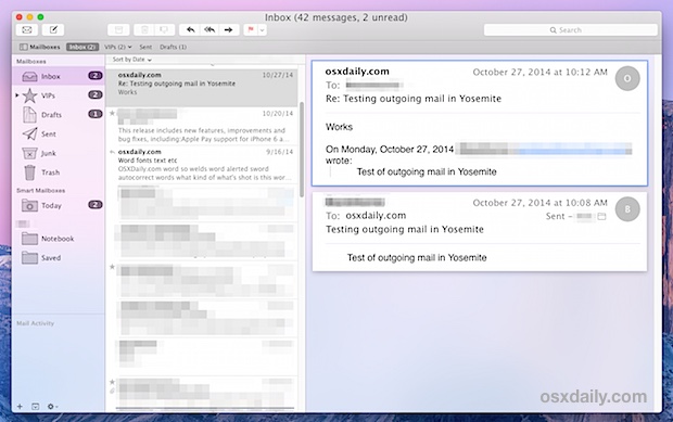 email software for mac os x